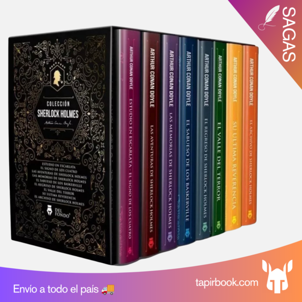 ✨BOXSET COLECCIÓN COMPLETA DE SHERLOCK HOLMES - ARTHUR CONAN DOYLE📚